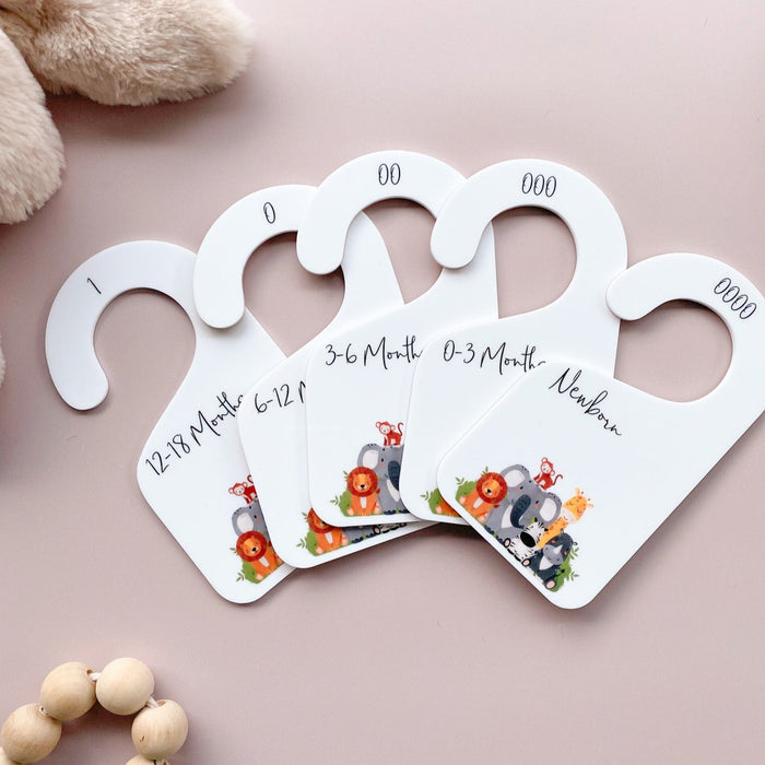 Animal Safari Nursery Wardrobe Organisers