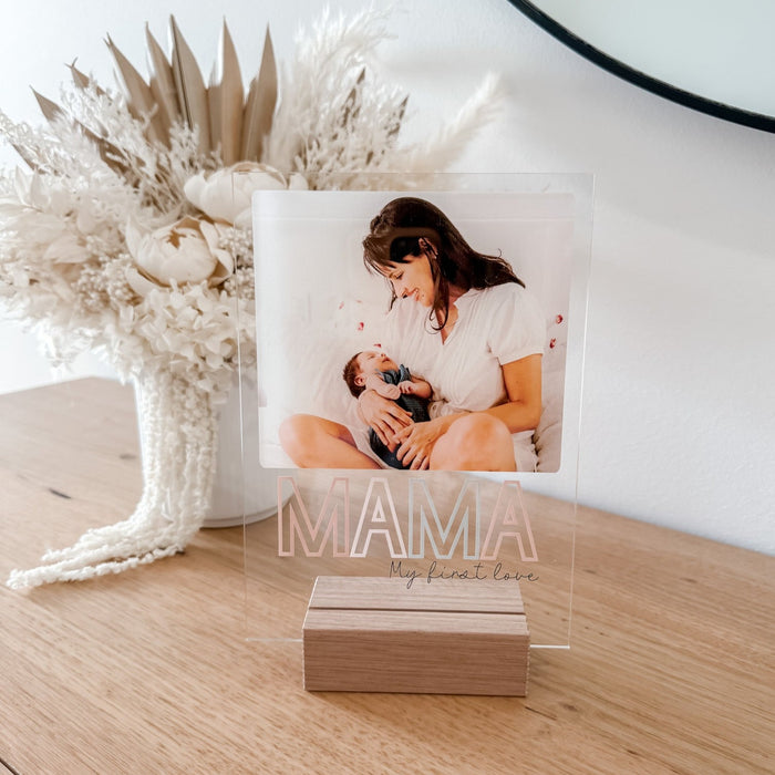 Mother's Day Poleroid Photo Plaque