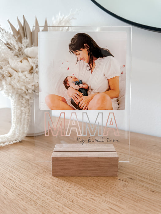 Mother's Day Poleroid Photo Plaque