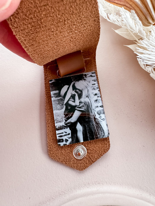 Vegan Leather Mother's Day Keyring