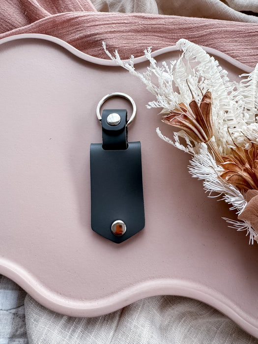 Vegan Leather Mother's Day Keyring