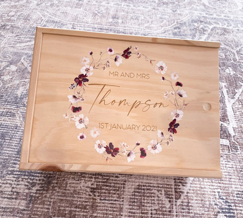 Floral Keepsake Box