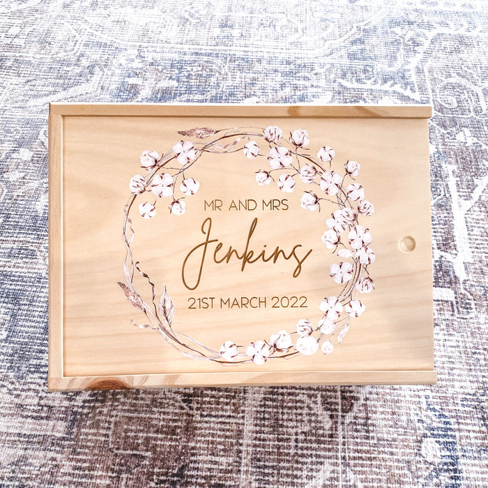 Boho Floral Keepsake Box