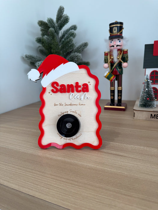 Personalised Santa Cam Decoration Keepsake for Kids
