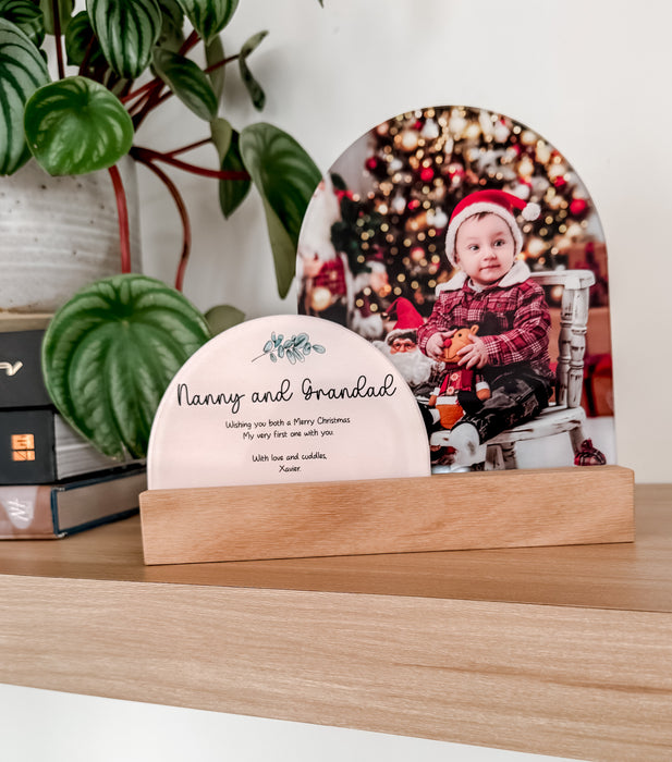 Personalised Photo and Message Plaque – Thoughtful Christmas Gifting