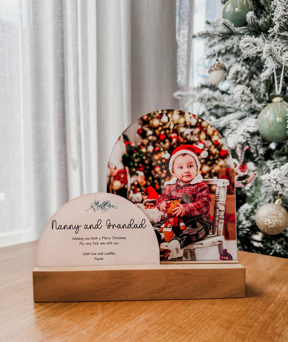 Personalised Photo and Message Plaque – Thoughtful Christmas Gifting