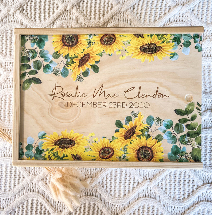 Sunflower Keepsake Box