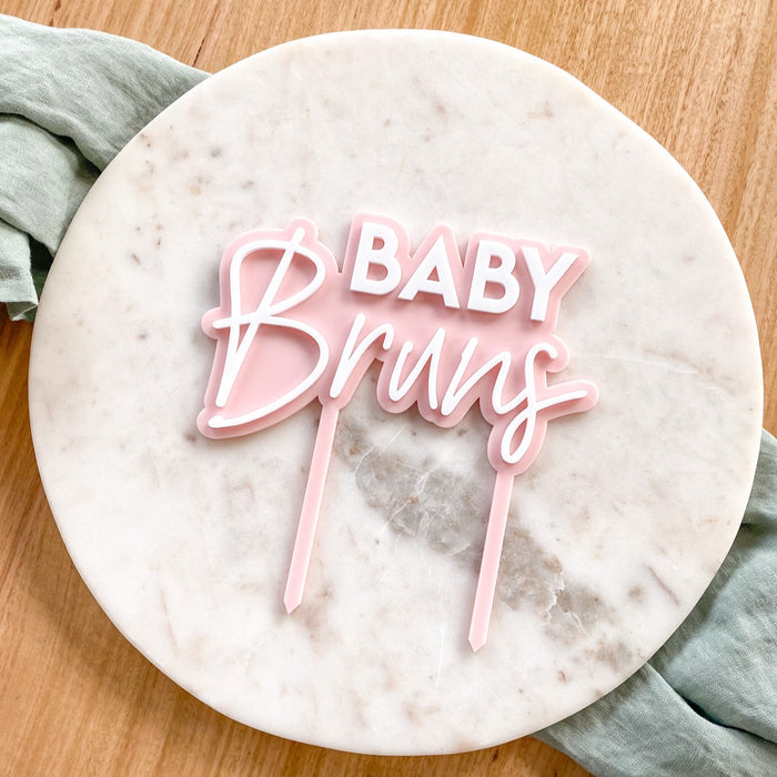 3D Baby Shower Cake Topper