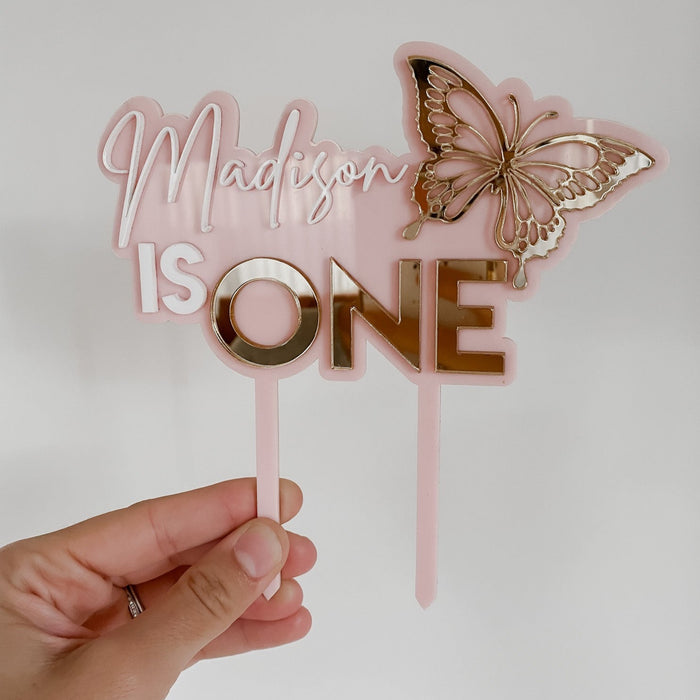 Butterfly 3D Birthday Cake Topper