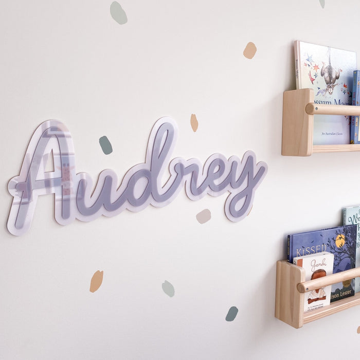 Double Layered Name Plaque