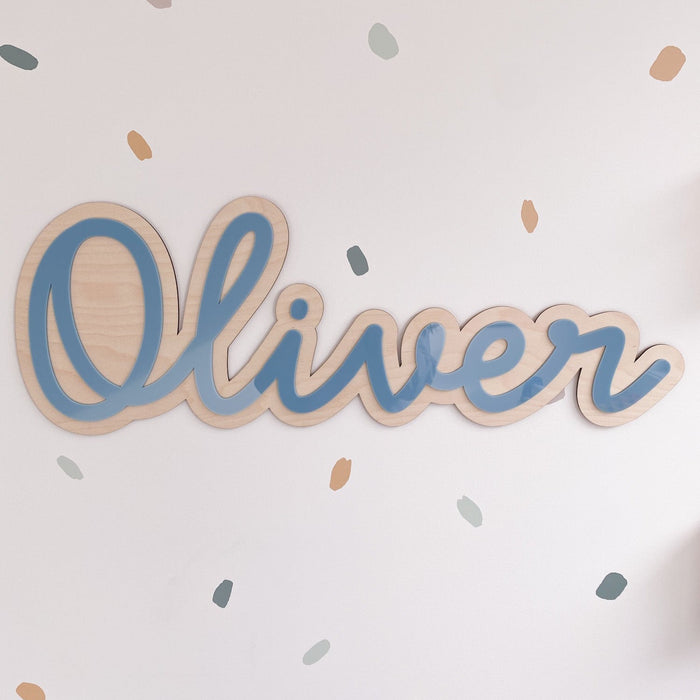 Double Layered Name Plaque