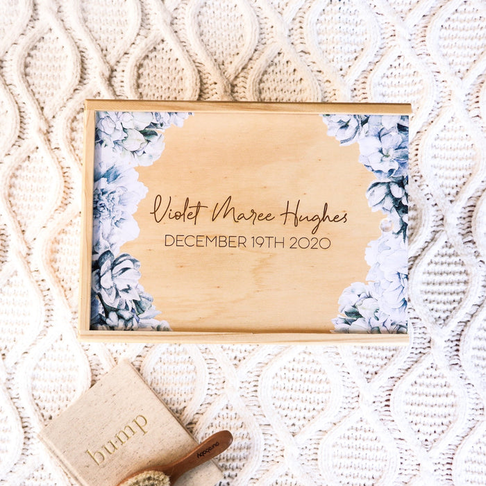 Hydrangea Keepsake Box