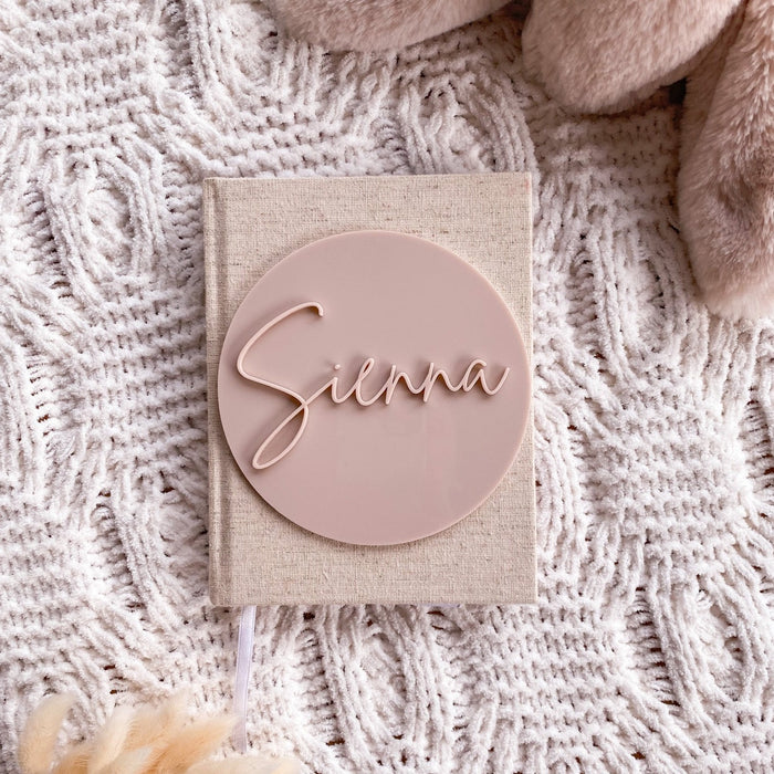 Acrylic Baby Name Plaque