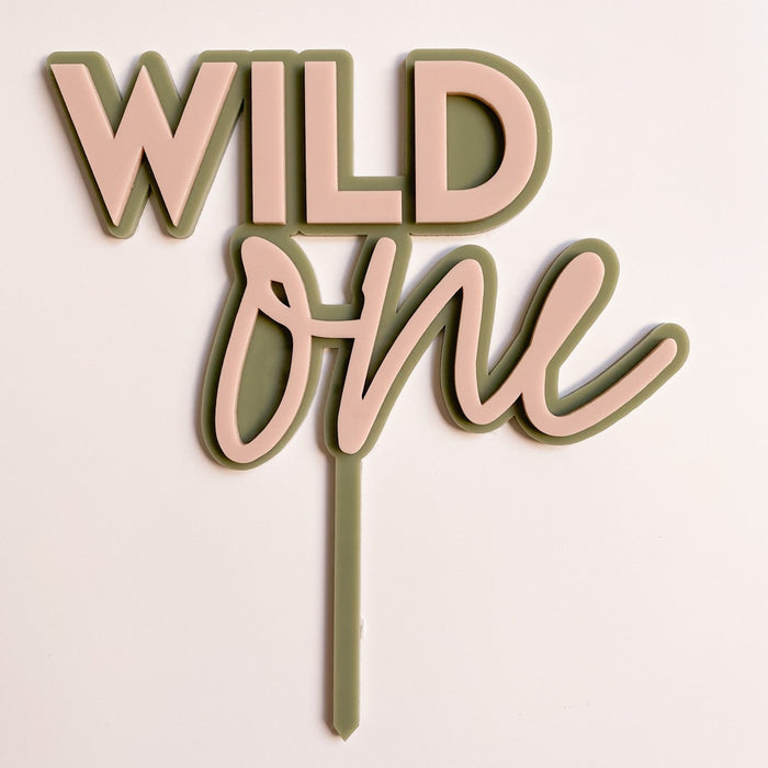 3d Wild One Birthday Cake Topper