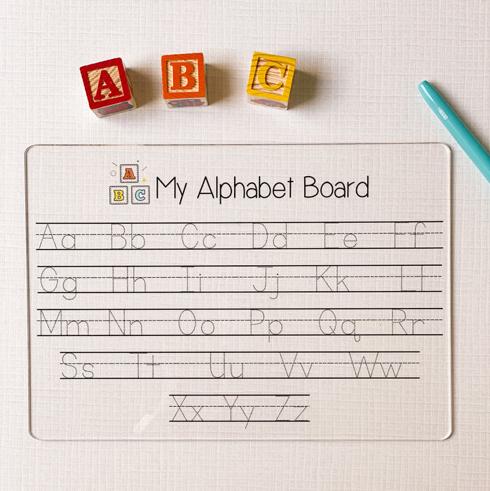 My Alphabet Board Letter Tracing Board
