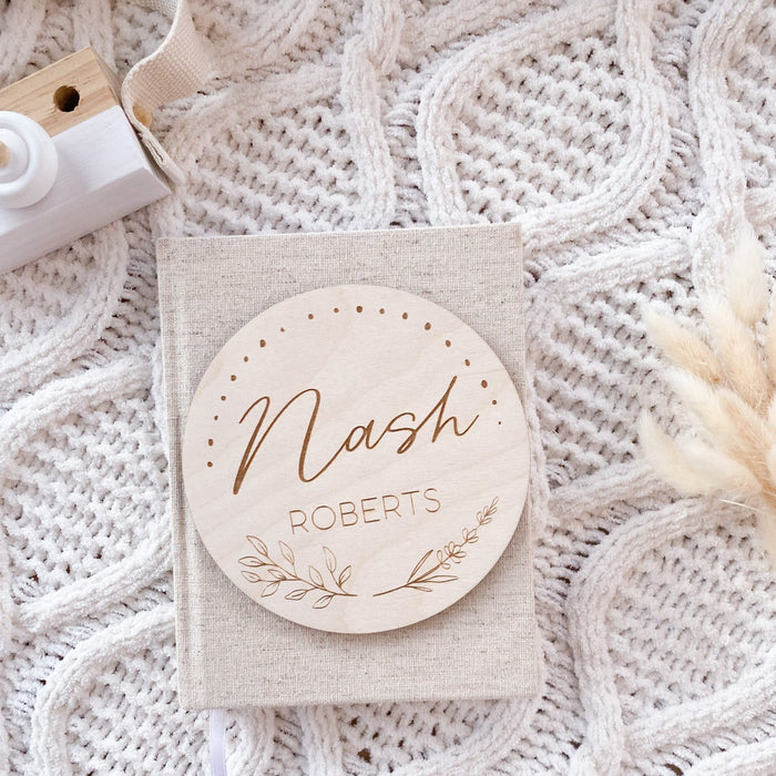Wooden Engraved Name Plaque