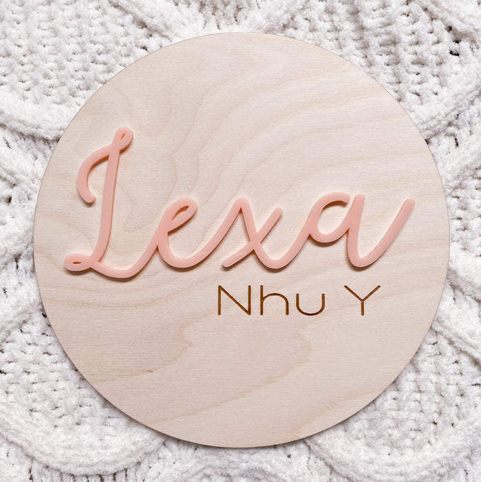 Name Plaque