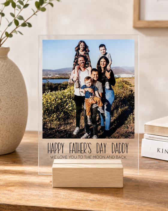 Father's Day Photo Plaque