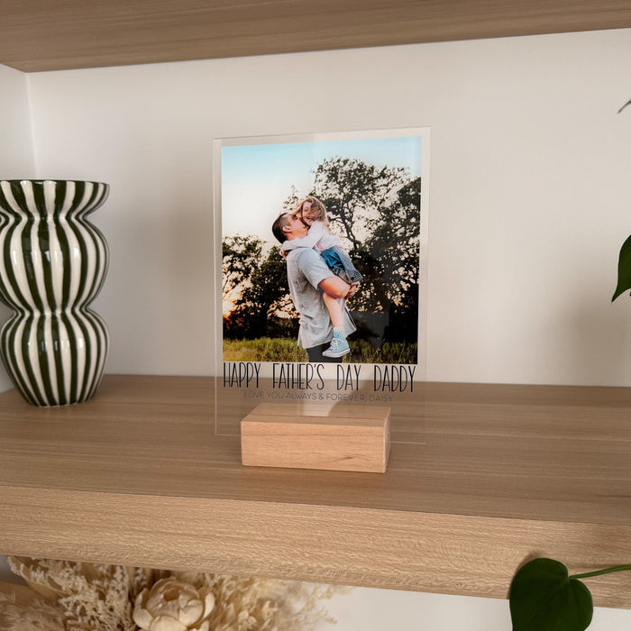 Father's Day Photo Plaque