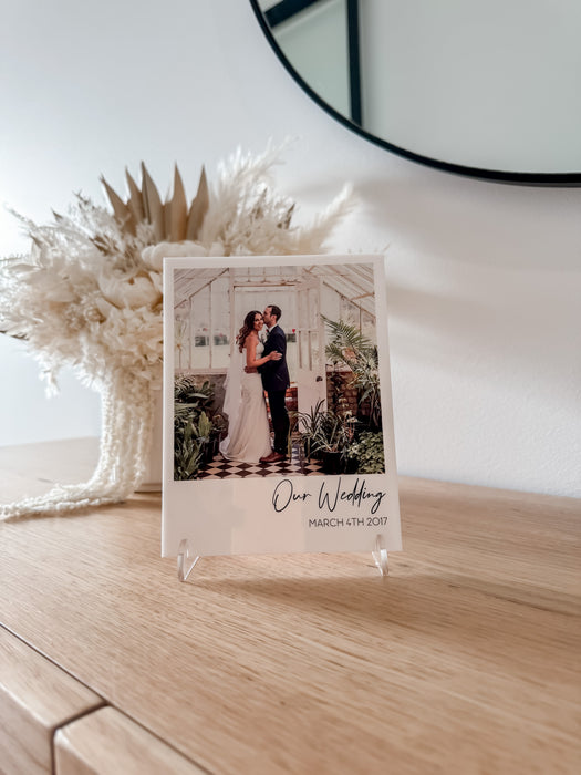 Wedding Anniversary Photo Plaque (Copy)