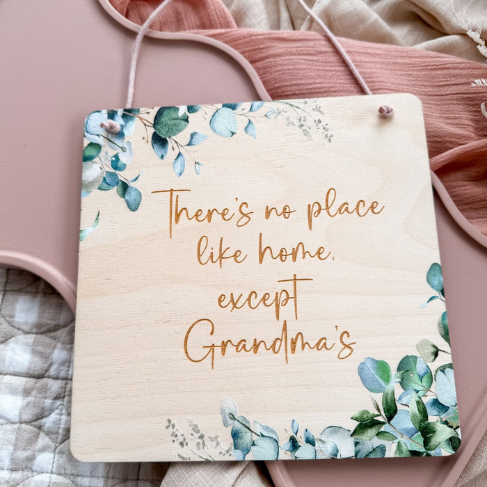 Wooden Grandmas Home Plaque