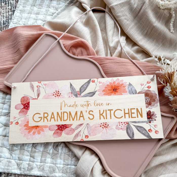 Wooden Grandma's Kitchen Sign