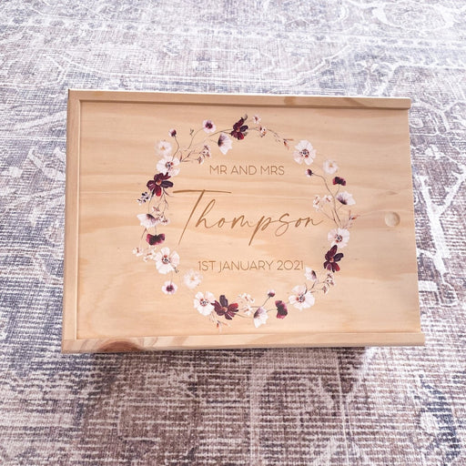 Floral Keepsake Box