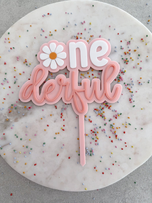 ONEderful Birthday Cake Topper