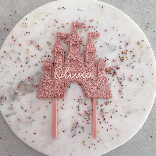 3D Princess Birthday Cake Topper