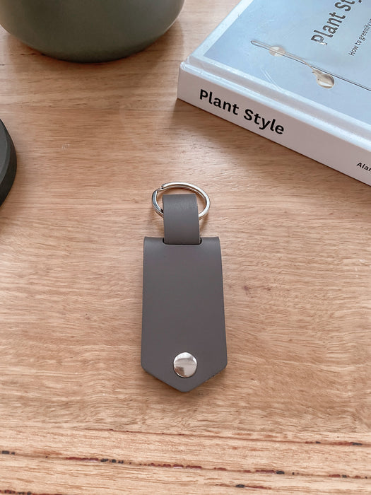 Vegan Leather Father's Day Keyring