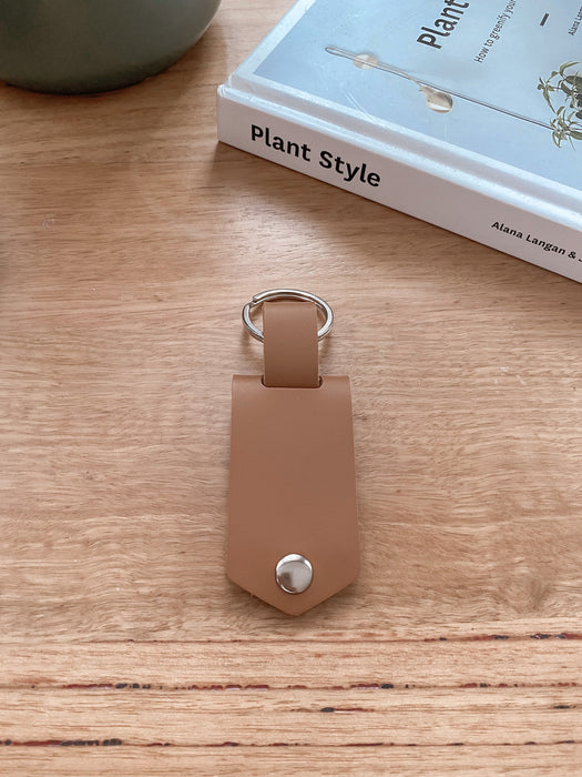 Vegan Leather Father's Day Keyring