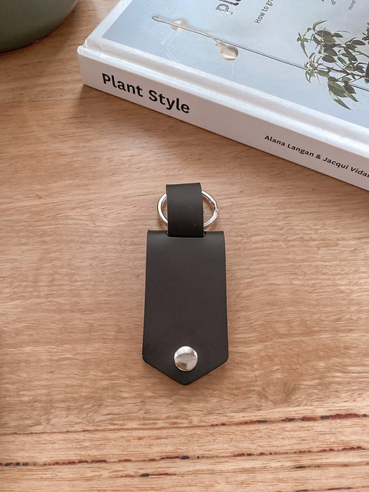 Vegan Leather Father's Day Keyring