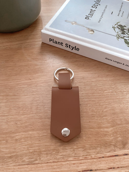 Vegan Leather Father's Day Keyring