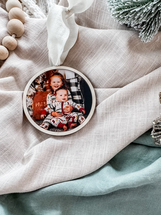Personalised Christmas Photo Ornament