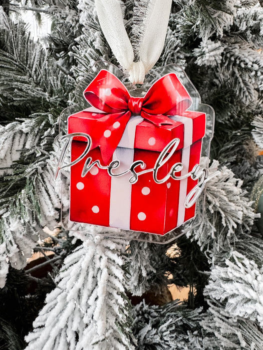 Personalised Christmas Character Ornaments – Acrylic Name Baubles (15 Designs)