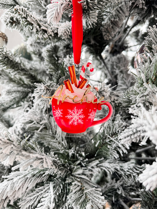Personalised Christmas Character Ornaments – Acrylic Name Baubles (15 Designs)