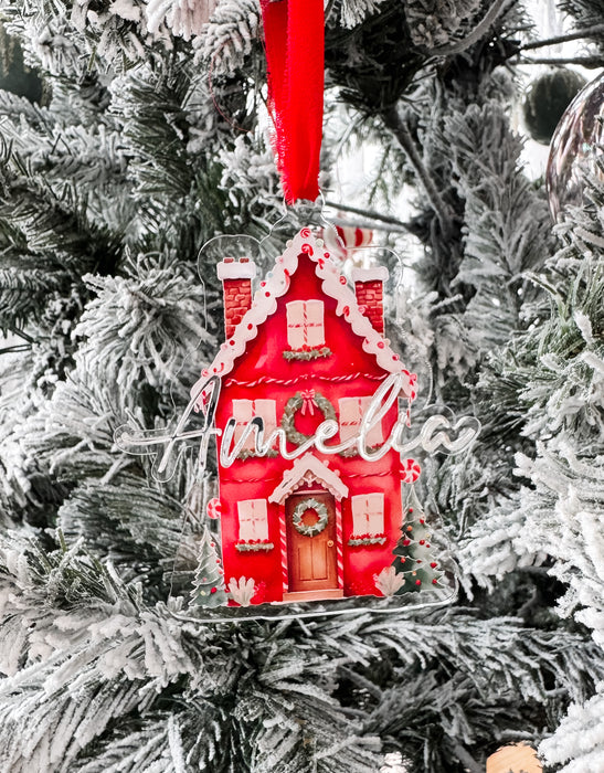 Personalised Christmas Character Ornaments – Acrylic Name Baubles (15 Designs)