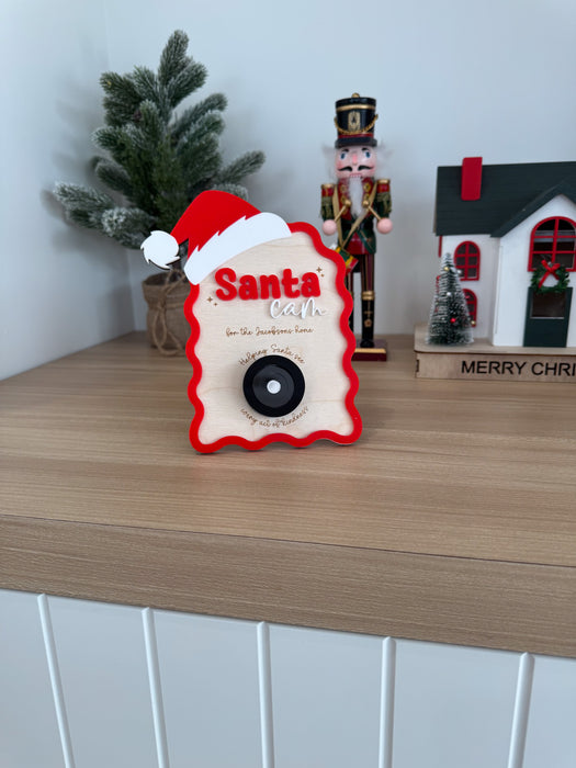 Personalised Santa Cam Decoration Keepsake for Kids