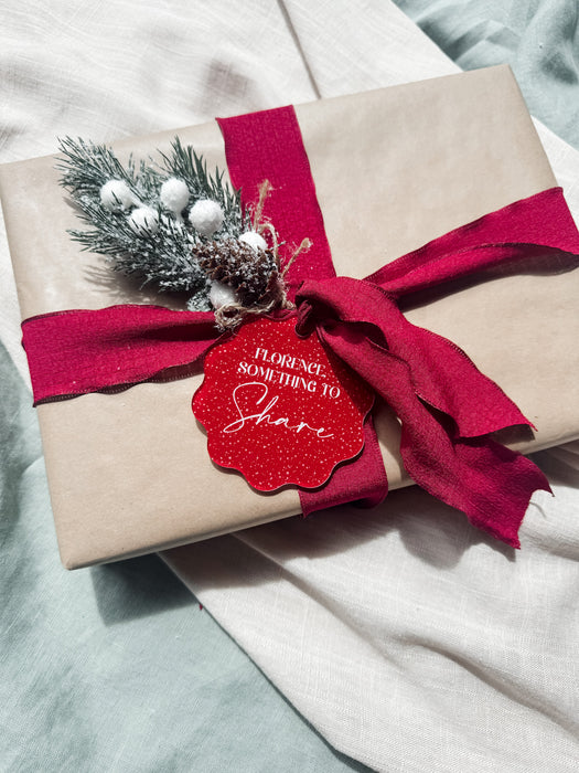 Thoughtful gifting Christmas gift tags - Set of 5