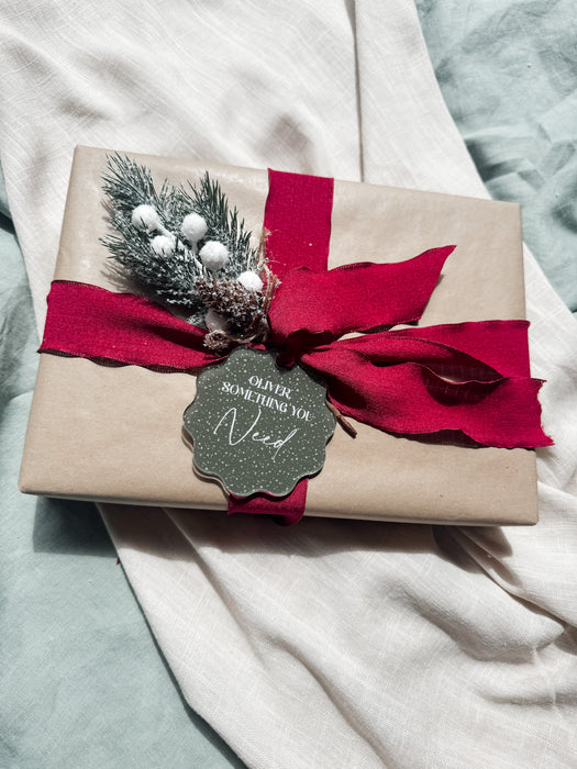 Thoughtful gifting Christmas gift tags - Set of 5