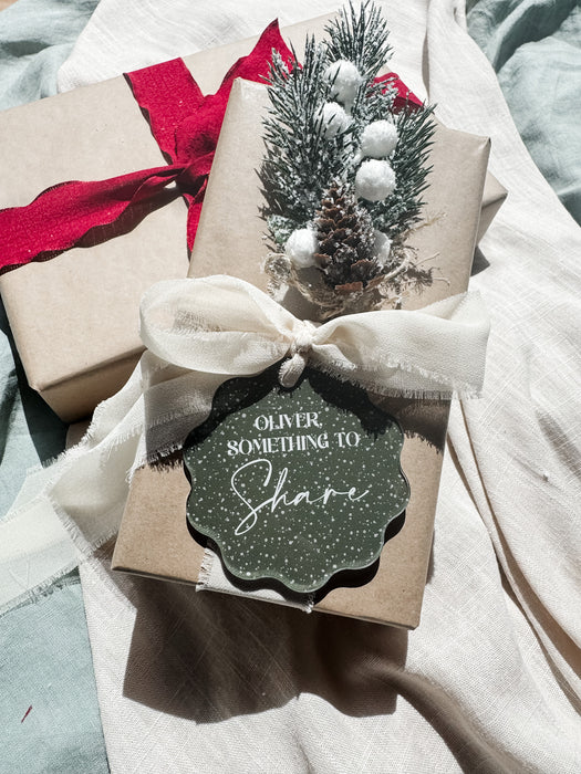 Thoughtful gifting Christmas gift tags - Set of 5