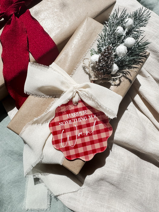 Thoughtful gifting Christmas gift tags - Set of 5