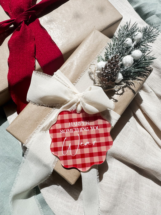 Thoughtful gifting Christmas gift tags - Set of 5