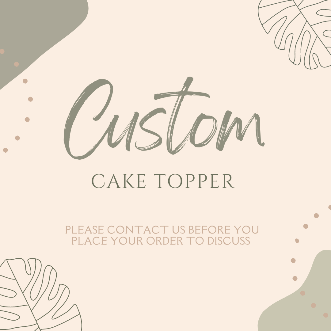 Customised Cake Topper Custom | Elkwood Designs | Australia