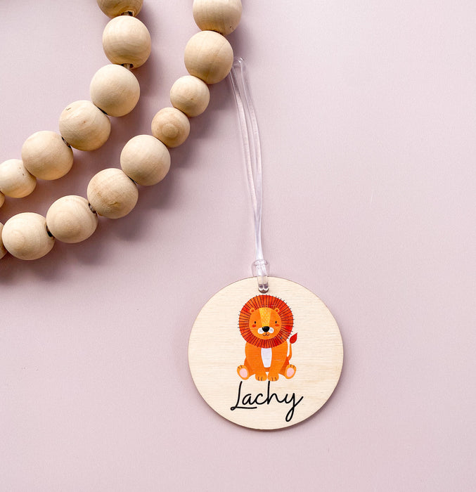 Kids Wooden Bag Tags - Various Designs