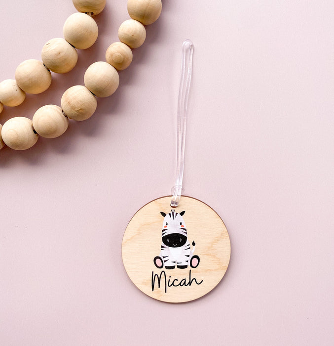 Kids Wooden Bag Tags - Various Designs