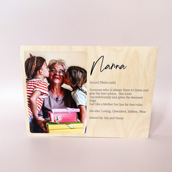 Mother's Day Wooden Photo Block (Grandmother)