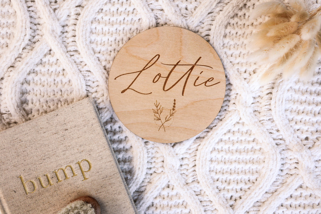 Wooden Engraved Name Plaque