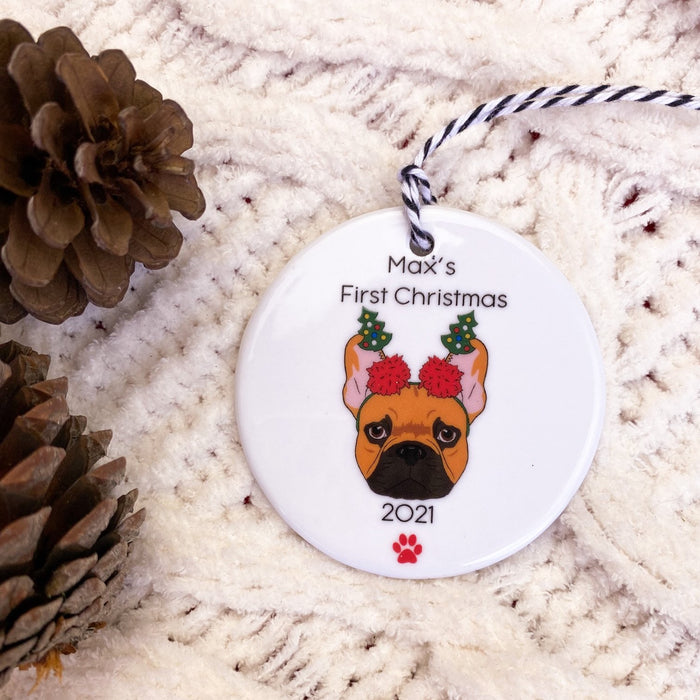 Personalised Dog Christmas Decorations