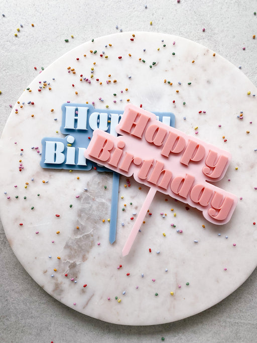 3D Birthday Cake Topper